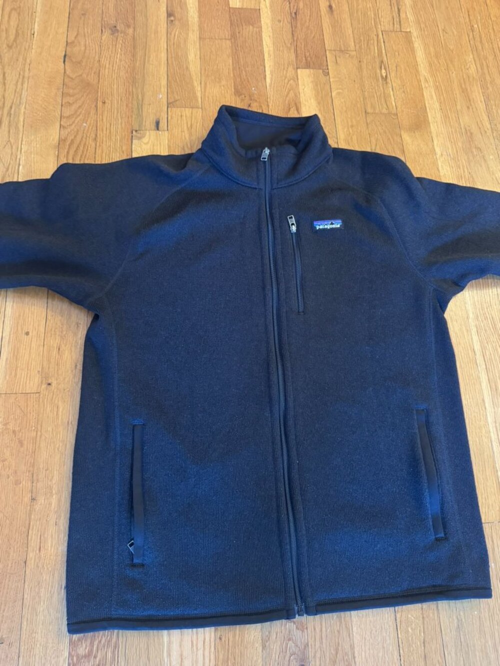 Patagonia Black Full-Zip Fleece Sweater